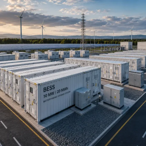 Sistem de stocare BESS 10 MW / 20 MWh