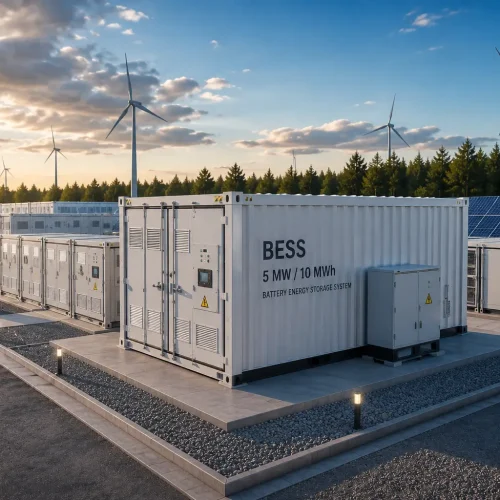 Sistem de stocare BESS 5 MW / 10 MWh